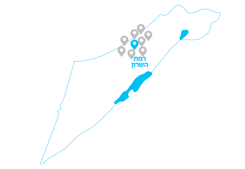 ramat-hasharon-map